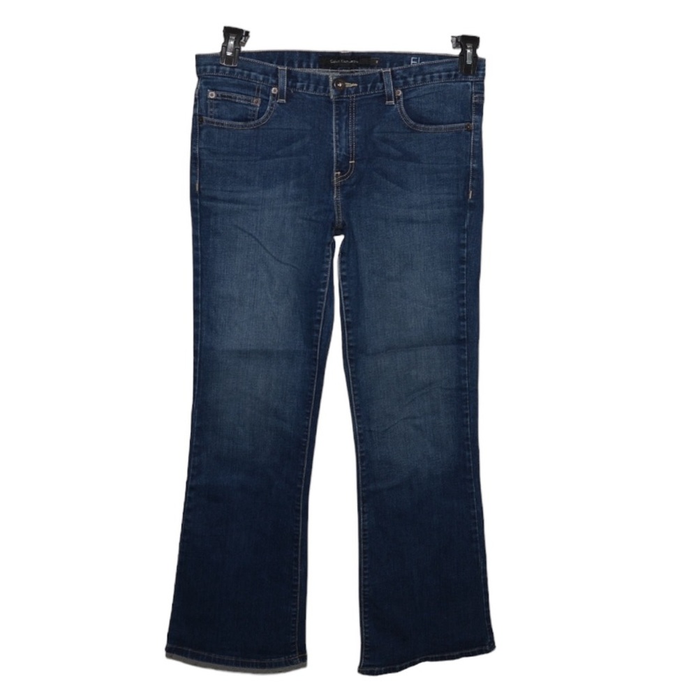 Calvin Klein Dark Wash Flare Jeans Size 12